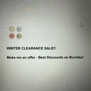 Winter Clearance Sale Offer